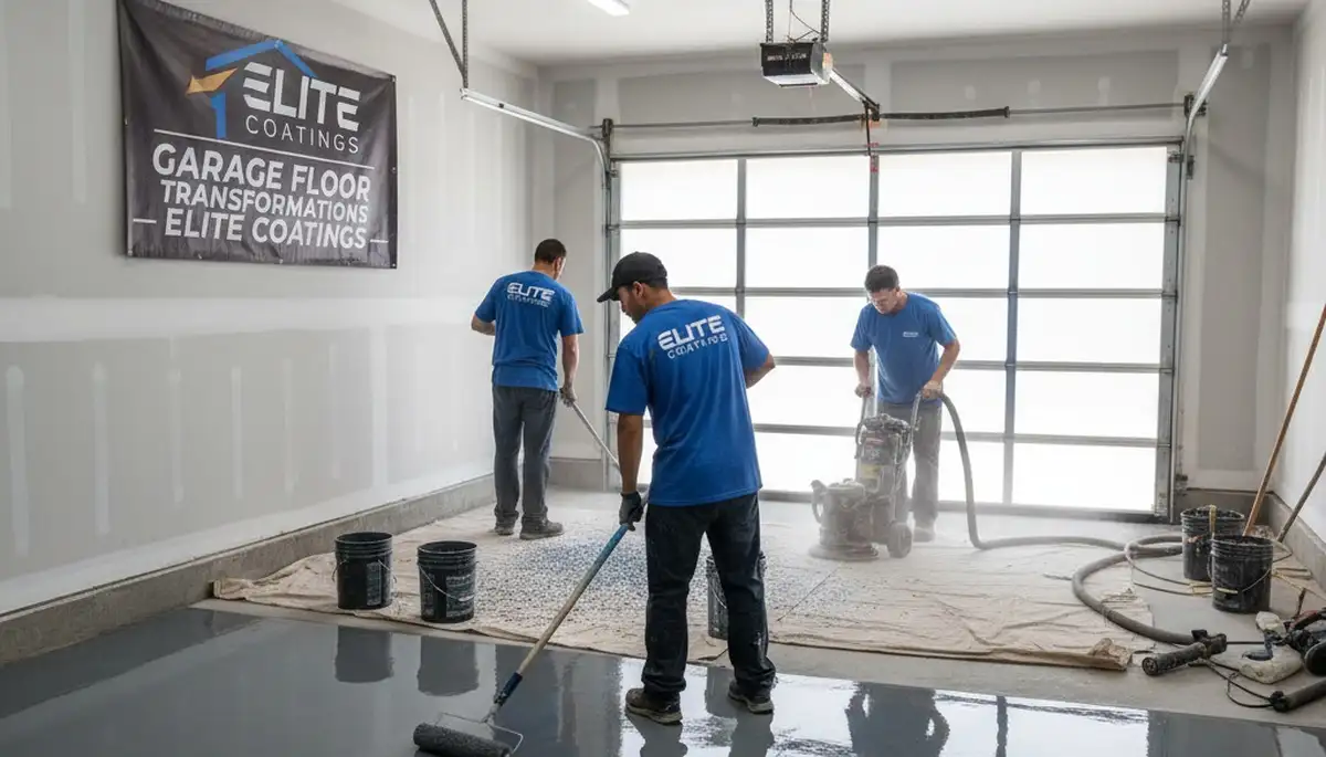 Professional garage floor epoxy coating in Redmond WA for durable, moisture-resistant finish