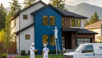 Professional house painting service in Redmond, WA by paintersredmondwa.com