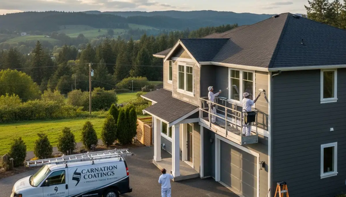 Professional house painting service in Redmond, WA for residential exteriors and interiors