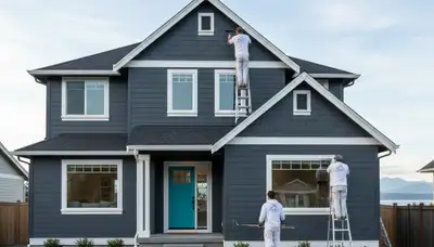 Professional house painting service in Redmond, WA for residential exteriors and interiors