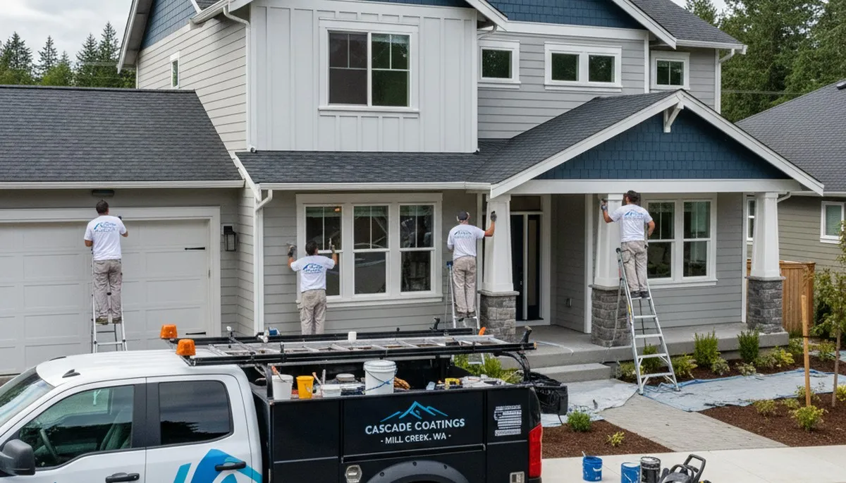 Professional house painting services in Redmond, WA by paintersredmondwa.com