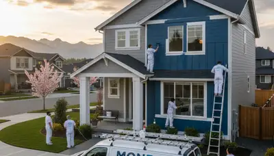 Professional house painting service in Redmond, WA for residential interiors and exteriors