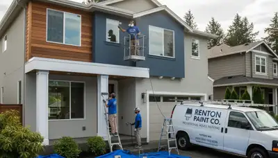 House painters in Redmond, WA providing professional residential painting services