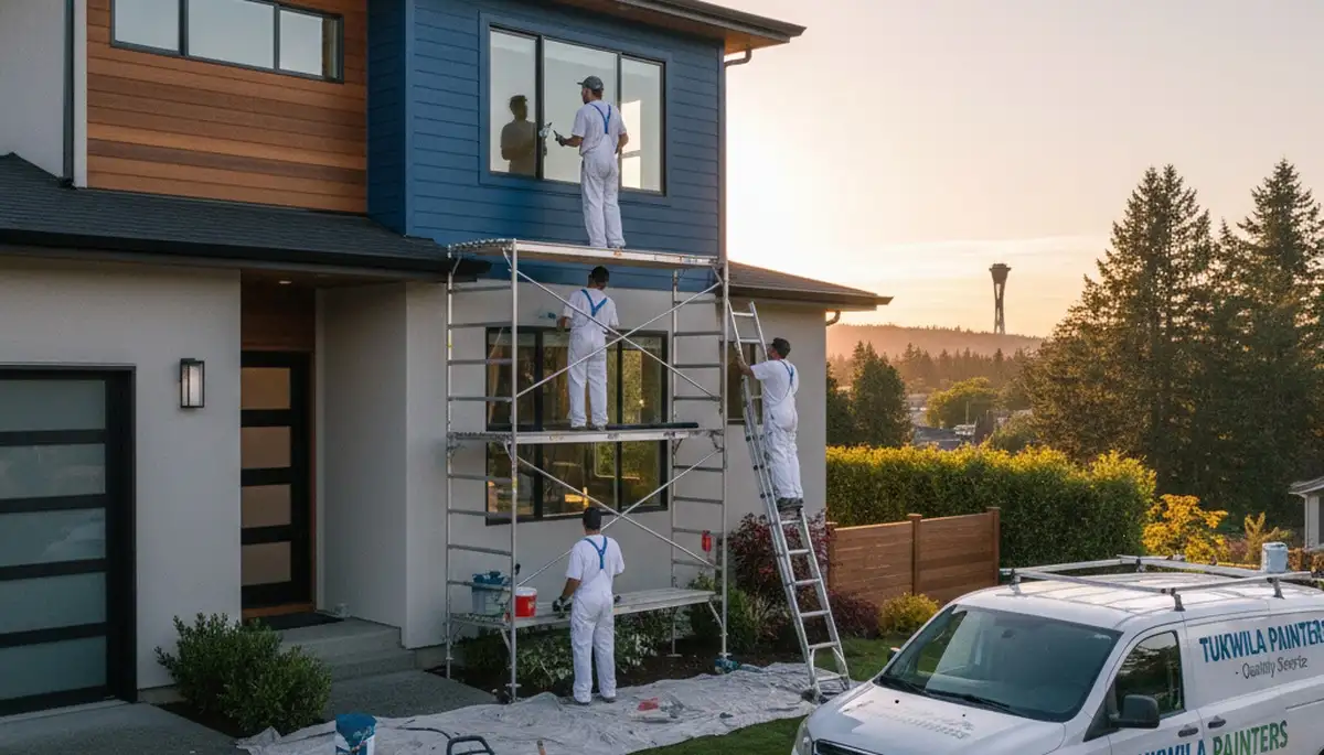 House painters in Redmond, WA providing professional residential painting services